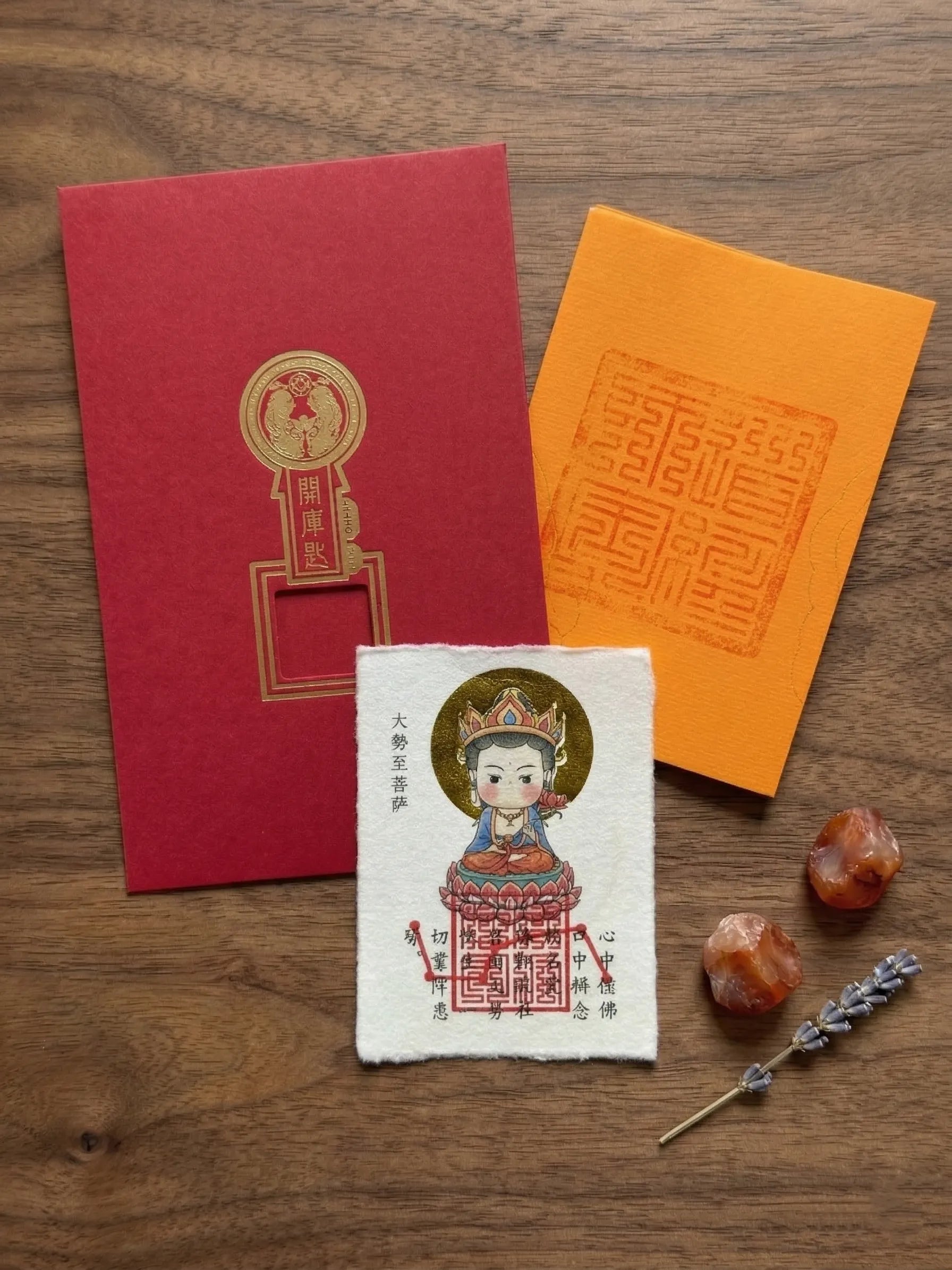 Zodiac "Guardian Buddha" Gold Foil Amulet | Lifetime Protector Card