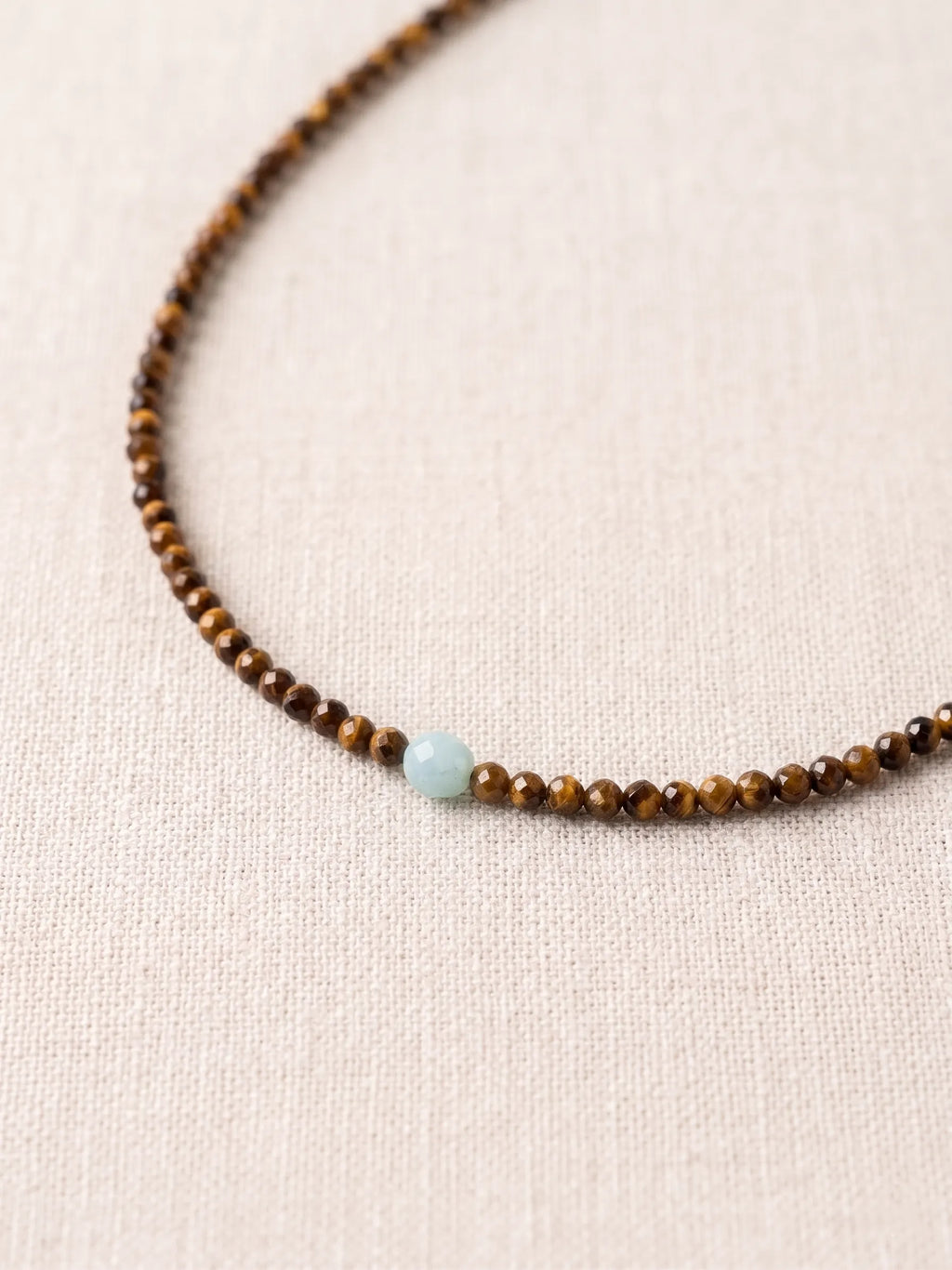 The "Karma Spinner" | Faceted Tiger's Eye & Golden Hu Lu Protection Necklace